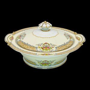 Noritake China Serving Bowl W/ Lid ( Vintage condition)